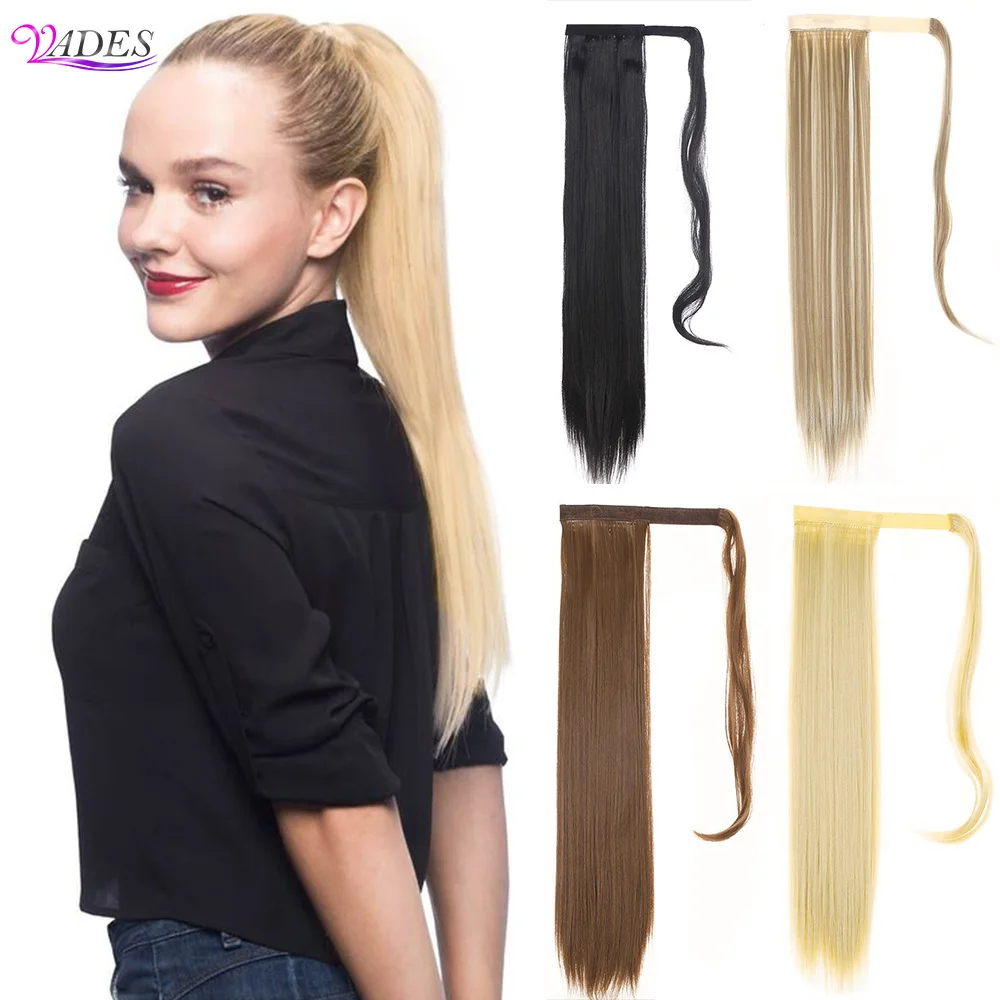 VADES Wrap Around Hair Extensions Long Straight Ponytail Hair Heat Resistant Clip in Drawstring Ponytail Hairpieces for Women
VADES Wrap Around Hair Extensions Long Straight Ponytail Hair Heat Resistant Clip in Drawstring Ponytail Hairpieces for Women
