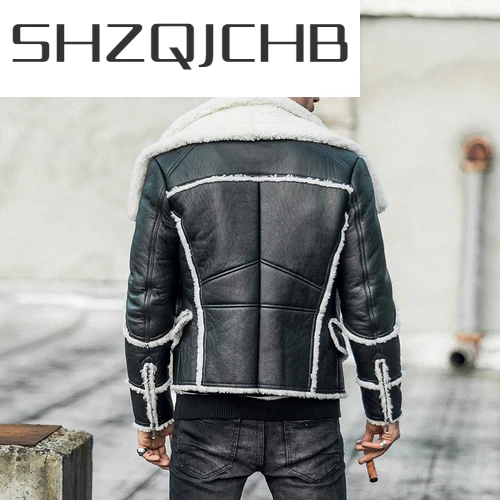 SHZQ 100% Natural Shearling Jacket Men Clothes 2021 Streetwear Real Fur Coat Man Moto Biker Slim Genuine Leather Jackets 735
SHZQ 100% Natural Shearling Jacket Men Clothes 2021 Streetwear Real Fur Coat Man Moto Biker Slim Genuine Leather Jackets 735