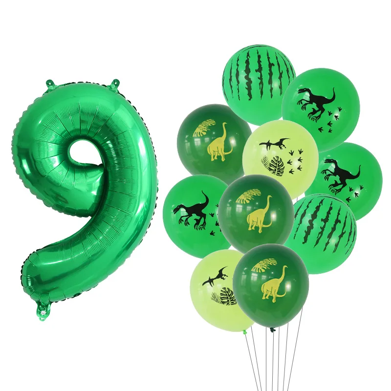11pcs 12inch Green Dinosaur Latex Balloons Set 30inch Number Globos Jungle World Dino Theme Birthday Party Decorations Kids Toys
11pcs 12inch Green Dinosaur Latex Balloons Set 30inch Number Globos Jungle World Dino Theme Birthday Party Decorations Kids Toys
