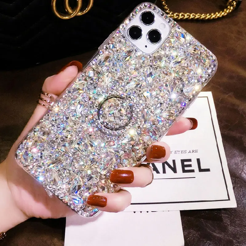 Rhinestone Diamond Phone Case For Huawei Y9a Y9s Y8p Y7a Y6p Y5p Y9 Prime 2019 Y9 2019 Mate 20 Lite Nova 8se Glitter Stand Cover
Rhinestone Diamond Phone Case For Huawei Y9a Y9s Y8p Y7a Y6p Y5p Y9 Prime 2019 Y9 2019 Mate 20 Lite Nova 8se Glitter Stand Cover