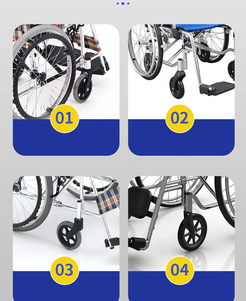 Универсальное переднее колесо для инвалидной коляски полиуретановая прочная