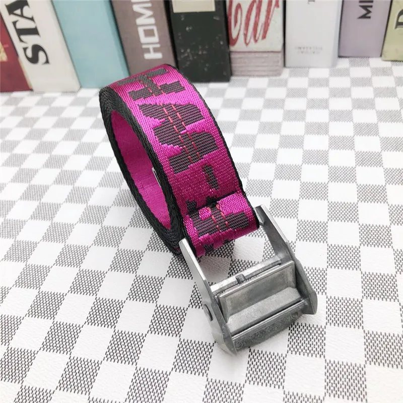 Off White Belt Canvas Adult Embroidery Yellow Letter High Street Belts Metal Buckle Head Harajuku Fashion Accesories For Women
Off White Belt Canvas Adult Embroidery Yellow Letter High Street Belts Metal Buckle Head Harajuku Fashion Accesories For Women