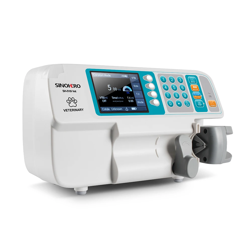 SH-510i-Vet Hot Sale Cheap Price Medical Equipment Portable Infusion Pump Syringe Pump
SH-510i-Vet Hot Sale Cheap Price Medical Equipment Portable Infusion Pump Syringe Pump