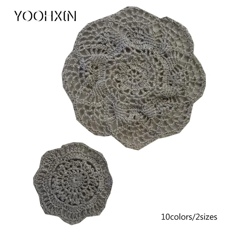 Luxury Lace cotton Round table place mat pad Cloth crochet placemat cup mug Christmas tea dish coaster wedding doily kitchen
Luxury Lace cotton Round table place mat pad Cloth crochet placemat cup mug Christmas tea dish coaster wedding doily kitchen