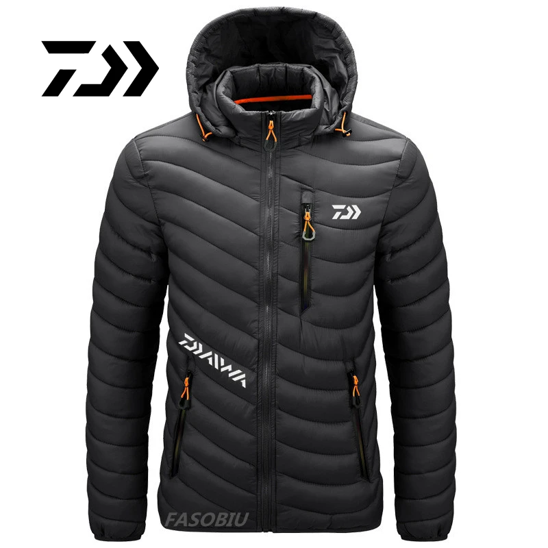 2021 Daiwa Jacket for Fishing Clothes Men's Winter Fishing Shirt Warm Solid Multi-Pocket Zipper Fishing Clothing Cotton Coat
2021 Daiwa Jacket for Fishing Clothes Men's Winter Fishing Shirt Warm Solid Multi-Pocket Zipper Fishing Clothing Cotton Coat