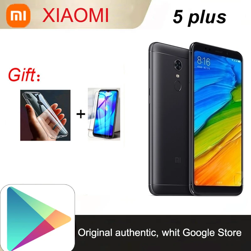 

Global version cellphone Xiaomi Redmi 5plus smartphone 4000mah battery dragon instock big promotion