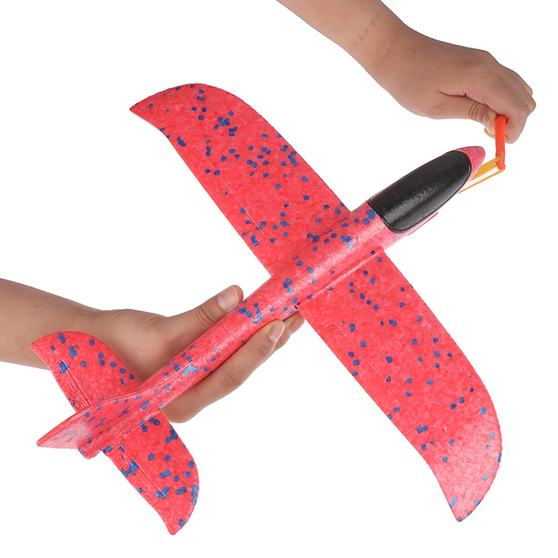 EPP Foam Hand Throw Airplane Rubber Band Ejection Outdoor Launch Glider Plane Gift 35CM Interesting Toys For Children Kids Game 
EPP Foam Hand Throw Airplane Rubber Band Ejection Outdoor Launch Glider Plane Gift 35CM Interesting Toys For Children Kids Game