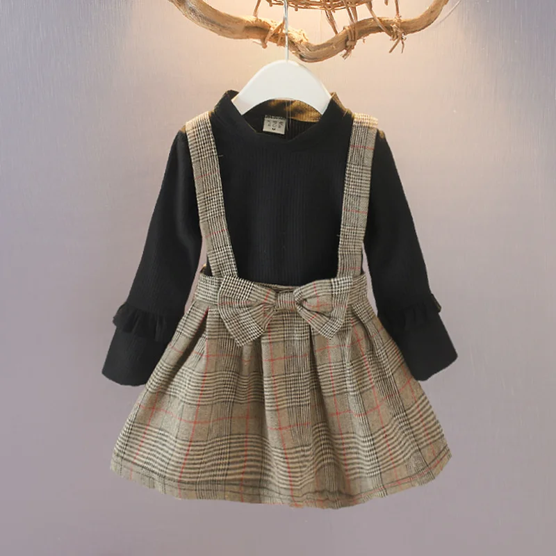 Casual Girl plaid Dress Autumn winter bow Princess Dress Long Sleeve Cotton Children kids dresses for girls Clothes 1-7 Years
Casual Girl plaid Dress Autumn winter bow Princess Dress Long Sleeve Cotton Children kids dresses for girls Clothes 1-7 Years