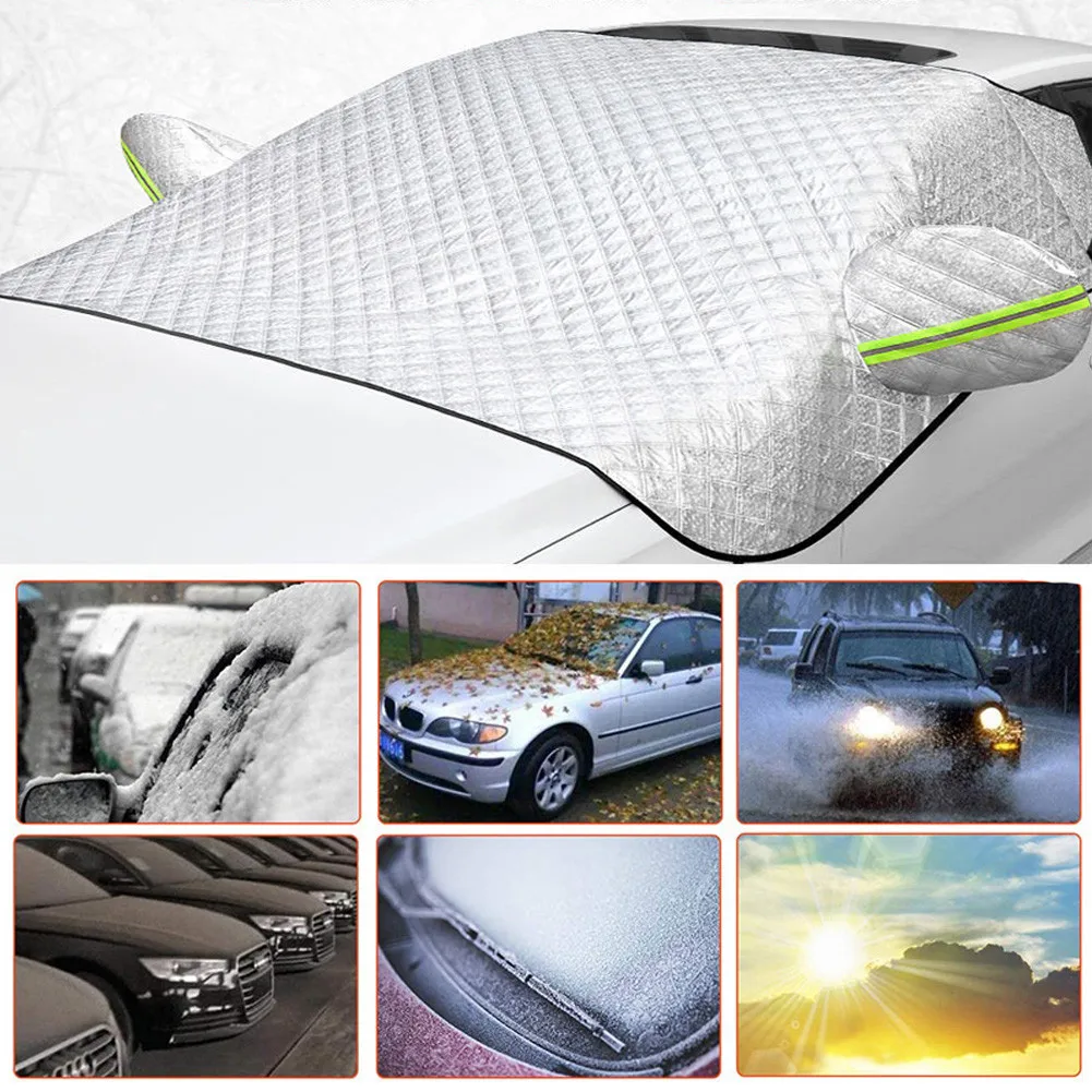 Car Windshield Sunshade Cover Snow Guard Sun Shade Waterproof Protector Car Front Windscreen Cover With Side Mirror Covers
Car Windshield Sunshade Cover Snow Guard Sun Shade Waterproof Protector Car Front Windscreen Cover With Side Mirror Covers