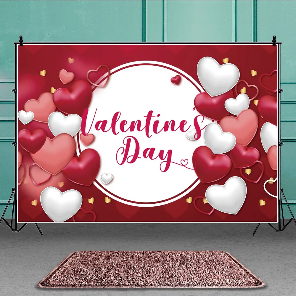 Valentines Backdrop Photography Pink Love Heart Happy Valentine's Day Vinyl Photo Background Photocall
Valentines Backdrop Photography Pink Love Heart Happy Valentine's Day Vinyl Photo Background Photocall