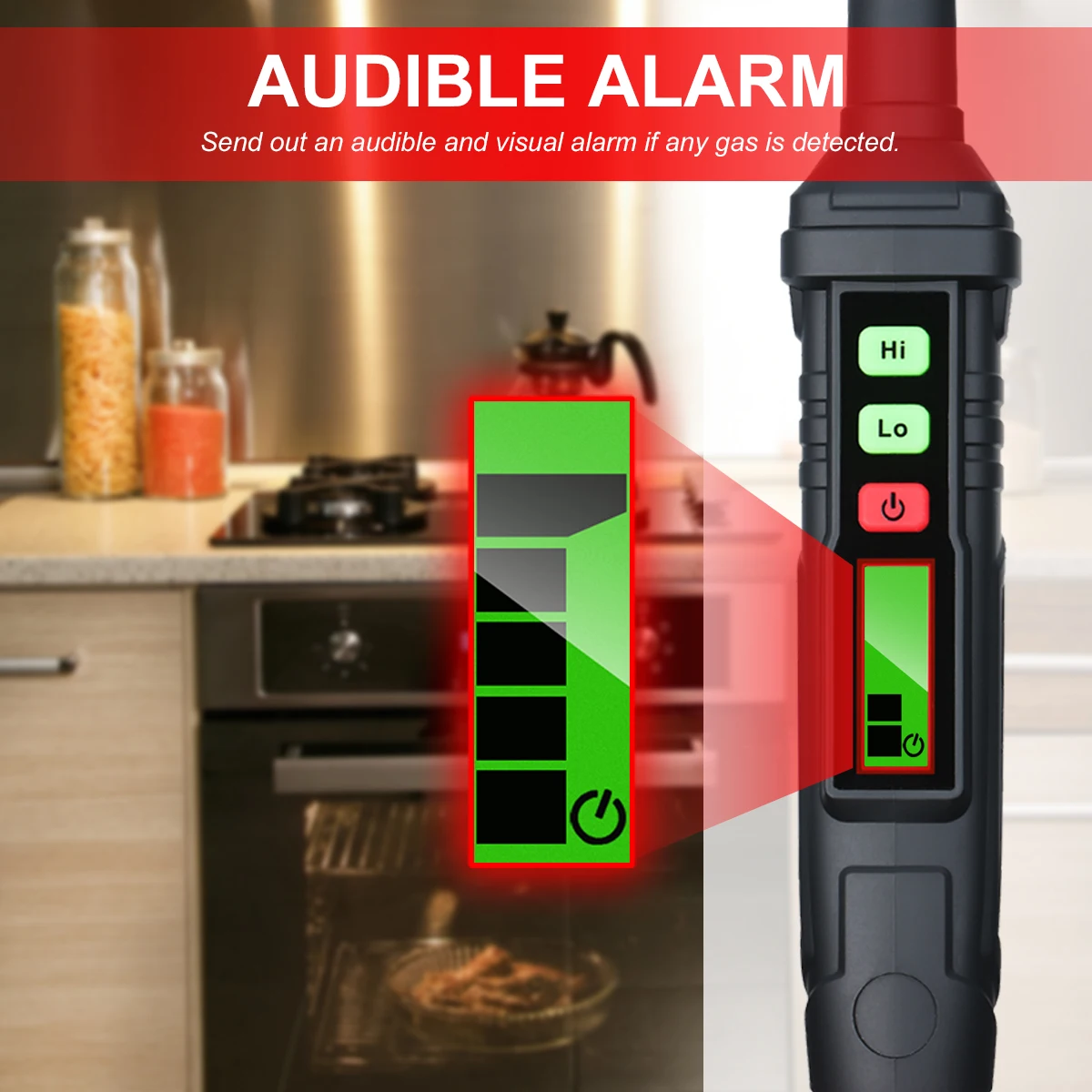 HABOTEST Gas Leak Detector Alarm with Audible and Visual Combustible Gas Detector Flammable Gases Propane Methane Natural Gas
HABOTEST Gas Leak Detector Alarm with Audible and Visual Combustible Gas Detector Flammable Gases Propane Methane Natural Gas
