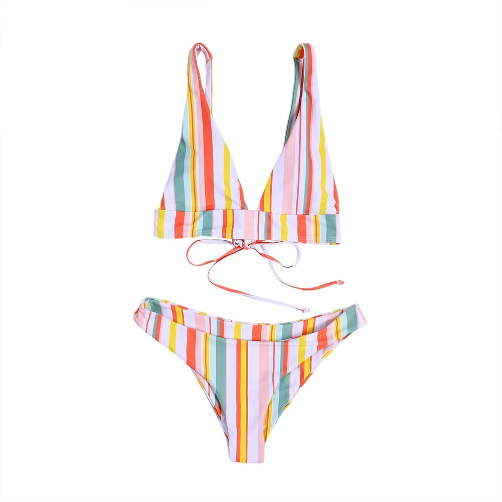 Women Sexy Striped Swimsuit Female Push up High Waist Bikini Set Swimming Party Bathing Suit Swimsuits
Women Sexy Striped Swimsuit Female Push up High Waist Bikini Set Swimming Party Bathing Suit Swimsuits