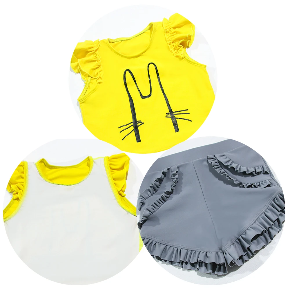YUWANNIAN Yellow Cute Swimsuits Ruffled Tankini For Tweens & Little girls Swimwear Sets Kids Fashion Children's Split swimsuit
YUWANNIAN Yellow Cute Swimsuits Ruffled Tankini For Tweens & Little girls Swimwear Sets Kids Fashion Children's Split swimsuit