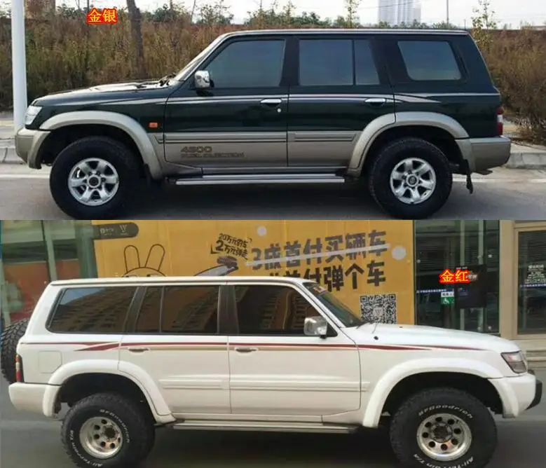 Цветная полоса для Nissan PATROLY 61, специальные автомобильные наклейки с цветами, наклейки на талию PATROLY 4500 4800
Цветная полоса для Nissan PATROLY 61, специальные автомобильные наклейки с цветами, наклейки на талию PATROLY 4500 4800