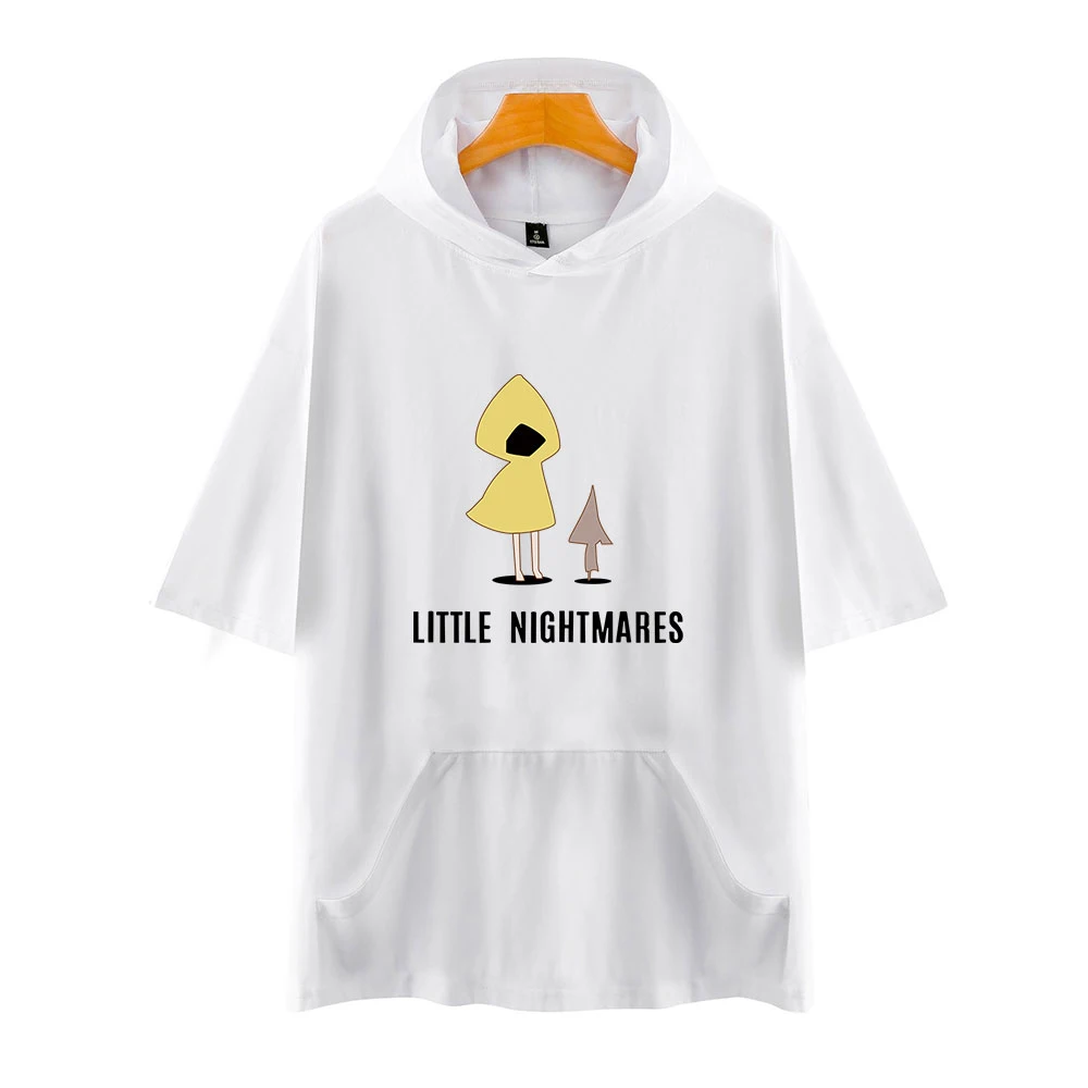 Little Nightmares T Shirt Women Hooded T-shirts Summer Short Sleeve Harajuku Streetwear Horror Adventure Game Clothes Tops
Little Nightmares T Shirt Women Hooded T-shirts Summer Short Sleeve Harajuku Streetwear Horror Adventure Game Clothes Tops