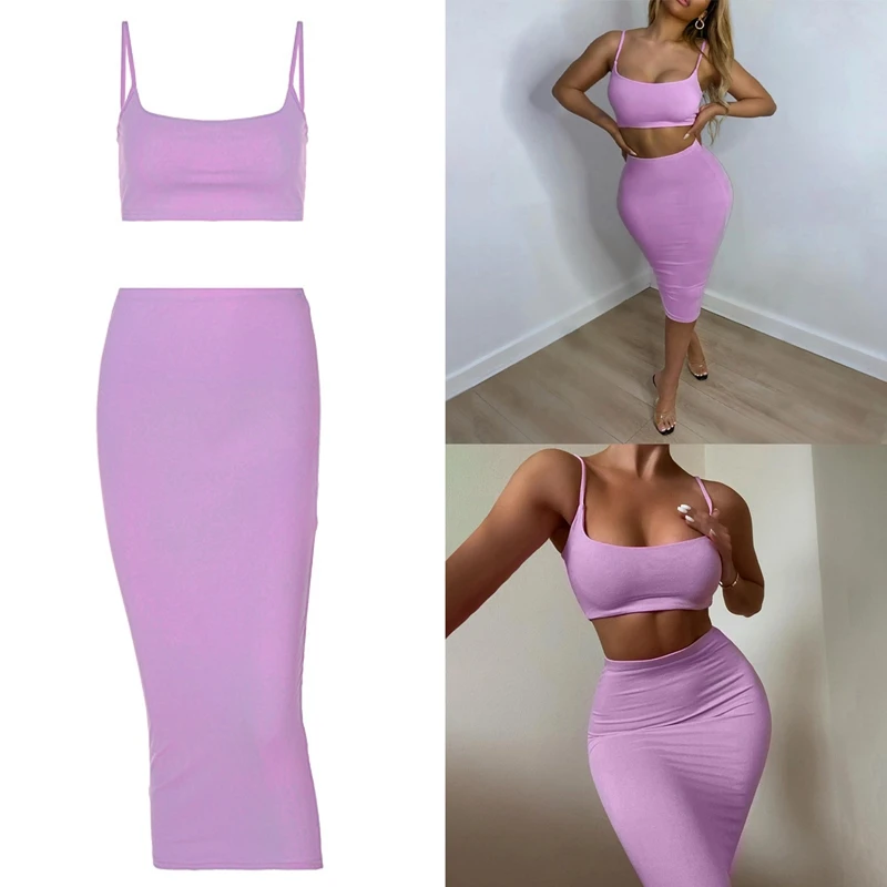 Fashion Summer Short Sleeve Tops Women Club Skirt Ladies Party Bodycon 2 Piece Outfits Midi Skirts
Fashion Summer Short Sleeve Tops Women Club Skirt Ladies Party Bodycon 2 Piece Outfits Midi Skirts