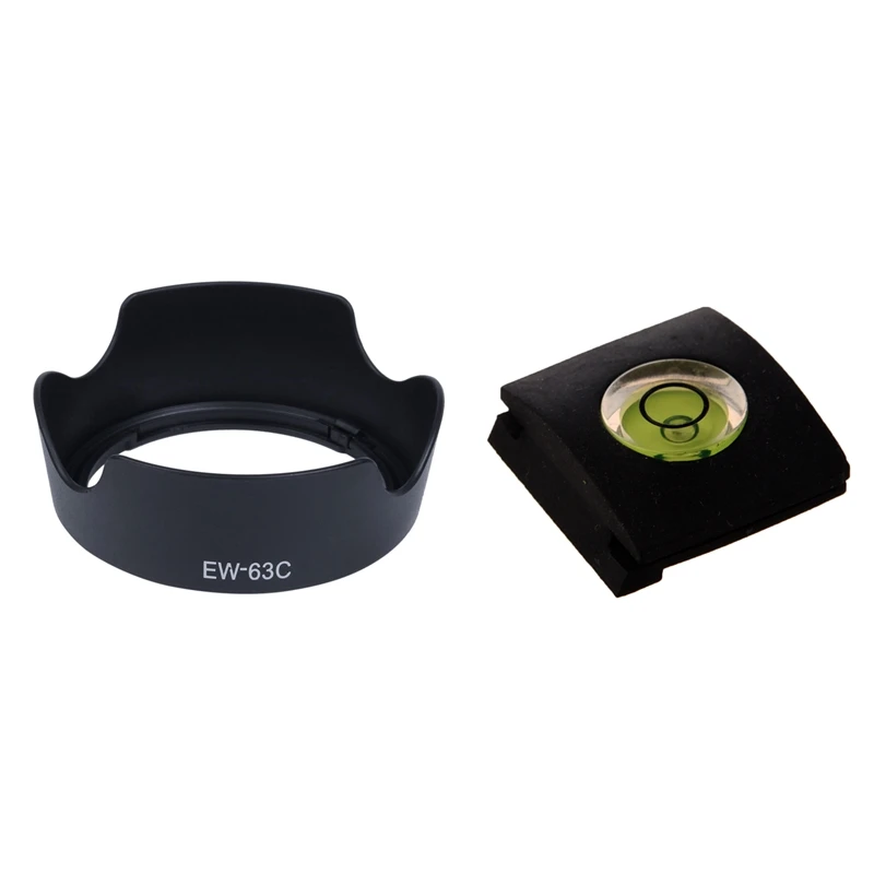 2 Pcs Accessories: 1 Pcs Level Hot Shoe Leveler For Digital Single - Lens Reflex & 1 Pcs Camera Lens Hood EW-63C EW63C For Canon
2 Pcs Accessories: 1 Pcs Level Hot Shoe Leveler For Digital Single - Lens Reflex & 1 Pcs Camera Lens Hood EW-63C EW63C For Canon