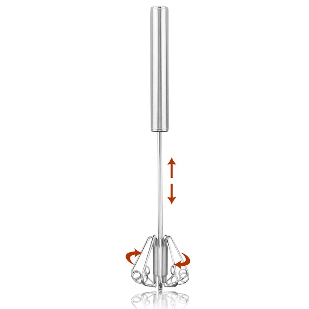 Hor Home Kitchen Tools Semi-automatic Eggbeater Manual Self Turning Stainless Steel Whisk Hand Mixer Blender Egg Tools#13
Hor Home Kitchen Tools Semi-automatic Eggbeater Manual Self Turning Stainless Steel Whisk Hand Mixer Blender Egg Tools#13