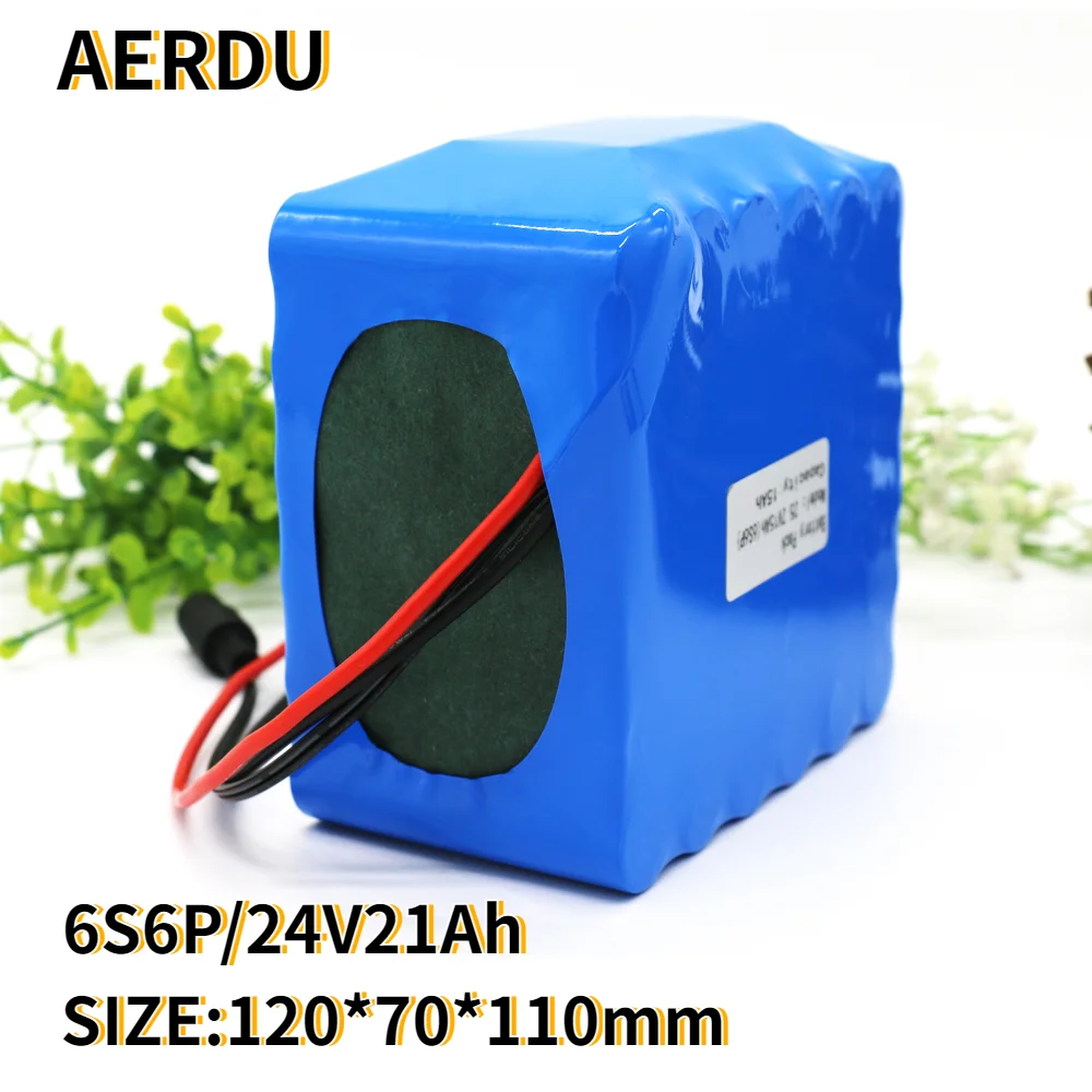 Комплект литий-ионных батарей Aerdu 6s6p2v/25.2V21Ah 24V21000mAh с 25A BMS для маленького электрического мотора, велосипеда, электровелосипеда, скутера, игруш...
Комплект литий-ионных батарей Aerdu 6s6p2v/25.2V21Ah 24V21000mAh с 25A BMS для маленького электрического мотора, велосипеда, электровелосипеда, скутера, игруш...