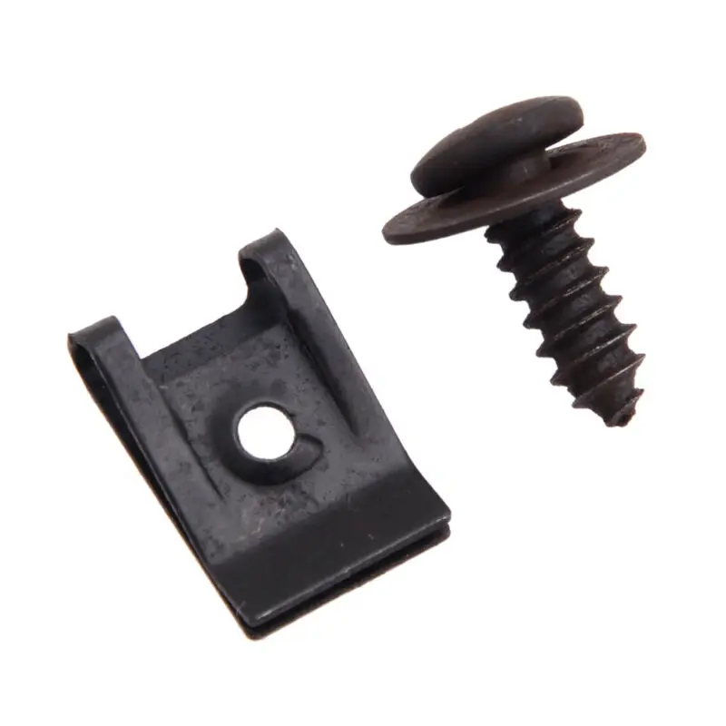 Bumper U-type Clips Car Fasteners Black Fitting Metal Replacement Side Skirts Spring Trim Panel
Bumper U-type Clips Car Fasteners Black Fitting Metal Replacement Side Skirts Spring Trim Panel