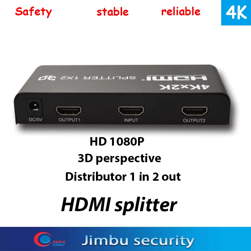HMDI distributor 1 in 2 out 4K-HD 102 Transmission distance 20 meters Suitable Monitoring host computer set-top box projector
HMDI distributor 1 in 2 out 4K-HD 102 Transmission distance 20 meters Suitable Monitoring host computer set-top box projector