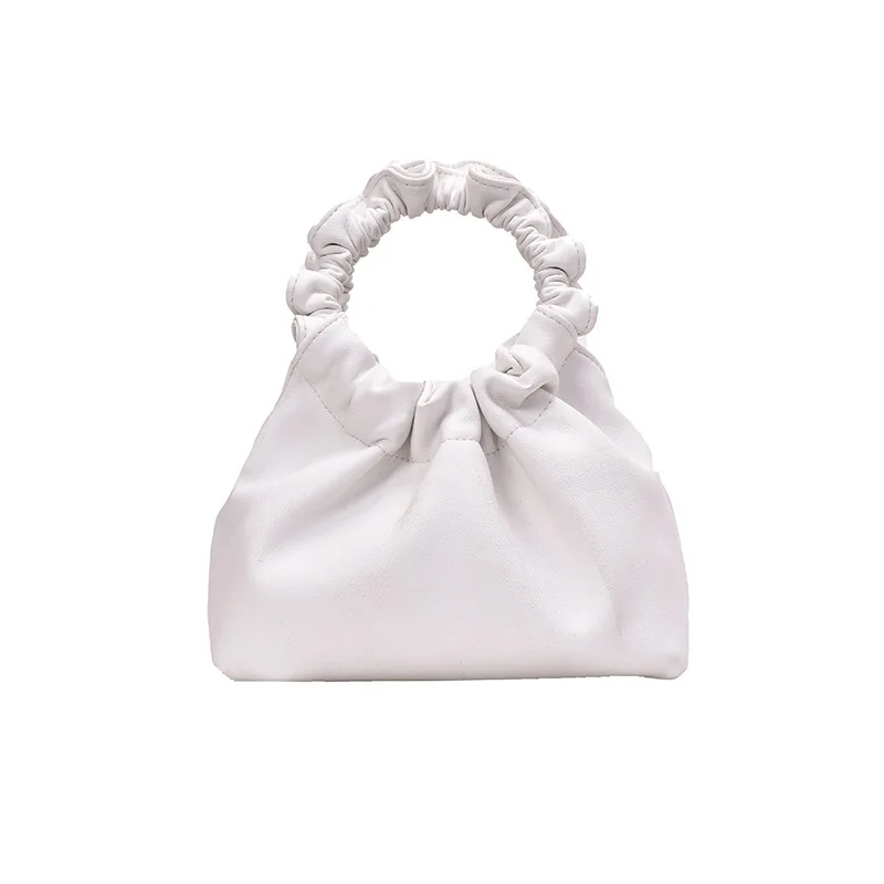 ALLadies Fashion New Temperament Elegant Pure Color High Quality PU Leather High Quality Pleated Single Shoulder Slung Cloud Bag 
ALLadies Fashion New Temperament Elegant Pure Color High Quality PU Leather High Quality Pleated Single Shoulder Slung Cloud Bag