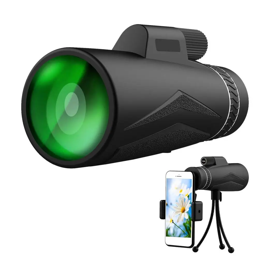 12x50 Powerful Monocular Telescope , With Smartphone Holder Tripod Suitable For Hiking And Camping Telescopio 16*6.2cm
12x50 Powerful Monocular Telescope , With Smartphone Holder Tripod Suitable For Hiking And Camping Telescopio 16*6.2cm