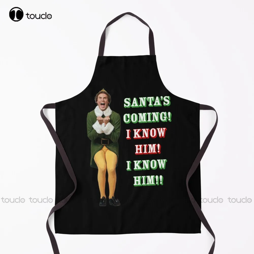 New Santa'S Coming! Omg! I Know Him! Elf Movie Buddy/Will Ferrell Apron Apron For Men Unisex
New Santa'S Coming! Omg! I Know Him! Elf Movie Buddy/Will Ferrell Apron Apron For Men Unisex
