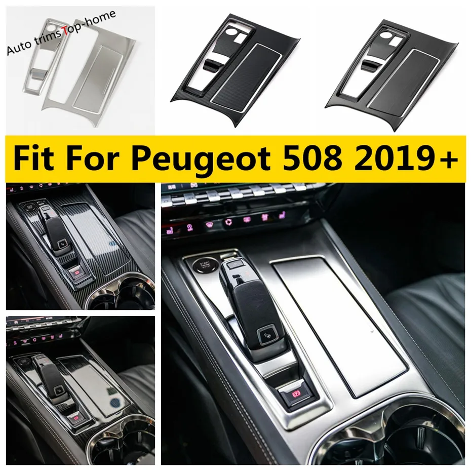 Shifter Shift Gear Panel Frame Decoration Cover Trim Stainless Steel / ABS Accessories Interior Fit For Peugeot 508 2019 - 2022
Shifter Shift Gear Panel Frame Decoration Cover Trim Stainless Steel / ABS Accessories Interior Fit For Peugeot 508 2019 - 2022