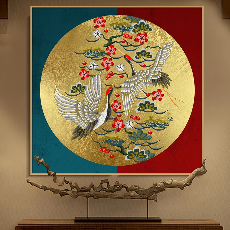 Retro chinese style Cross Stitch Embroidery Kits 11CT Crane Plum blossom DIY Needlework DMC New Year Home Decor
Retro chinese style Cross Stitch Embroidery Kits 11CT Crane Plum blossom DIY Needlework DMC New Year Home Decor