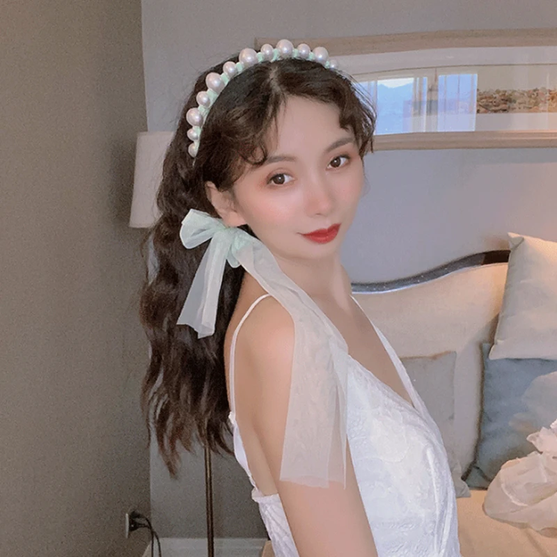 Super Fairy Pearl Bowknot Streamer Hair Accessories Braided Hair Ribbon French all-match Hairpin Headband Headdress Female
Super Fairy Pearl Bowknot Streamer Hair Accessories Braided Hair Ribbon French all-match Hairpin Headband Headdress Female