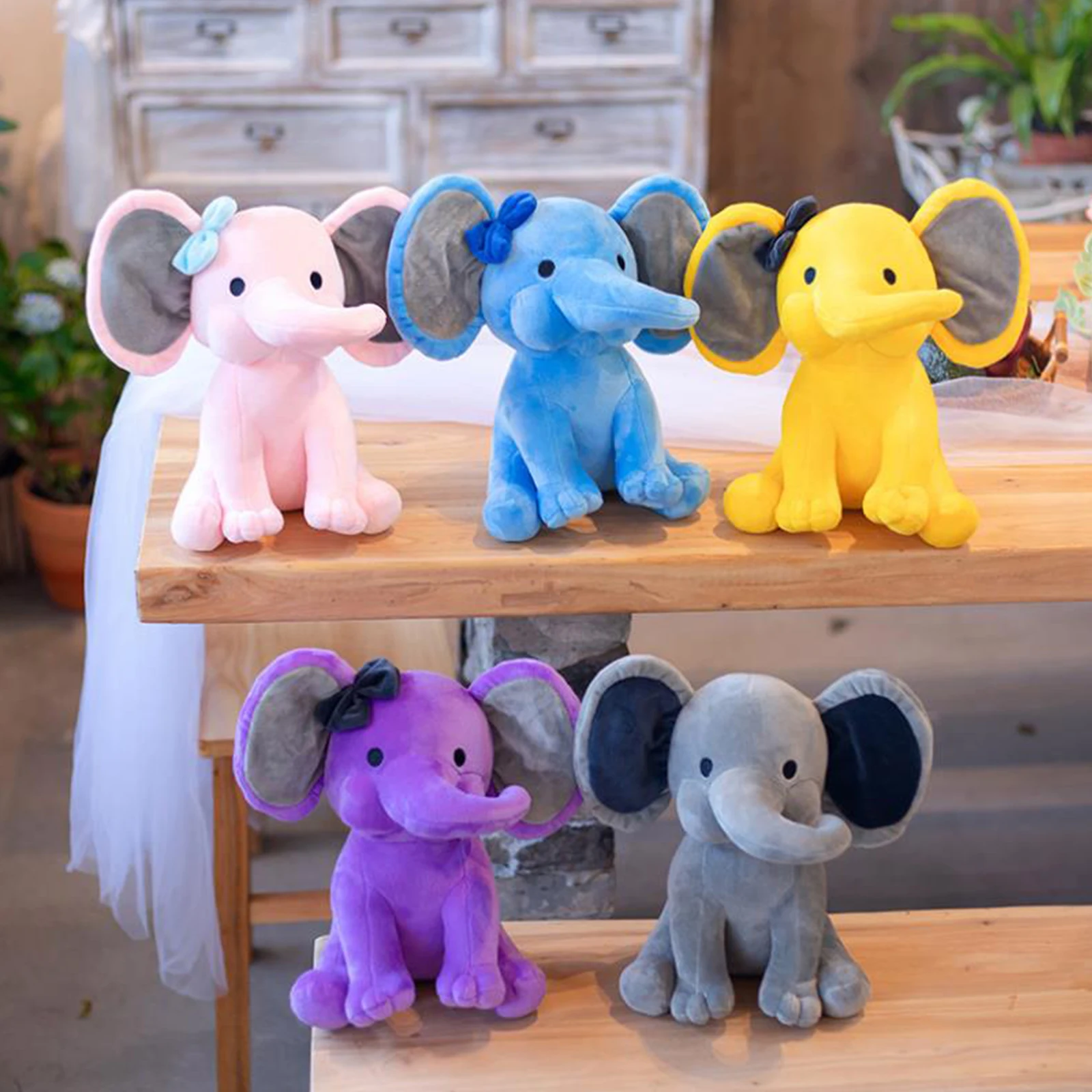 Baby Cartoon Elephant Plush Toys Cotton Large Size Stuffed Animal Plush Doll Soothing Pillow Sleeping Doll
Baby Cartoon Elephant Plush Toys Cotton Large Size Stuffed Animal Plush Doll Soothing Pillow Sleeping Doll