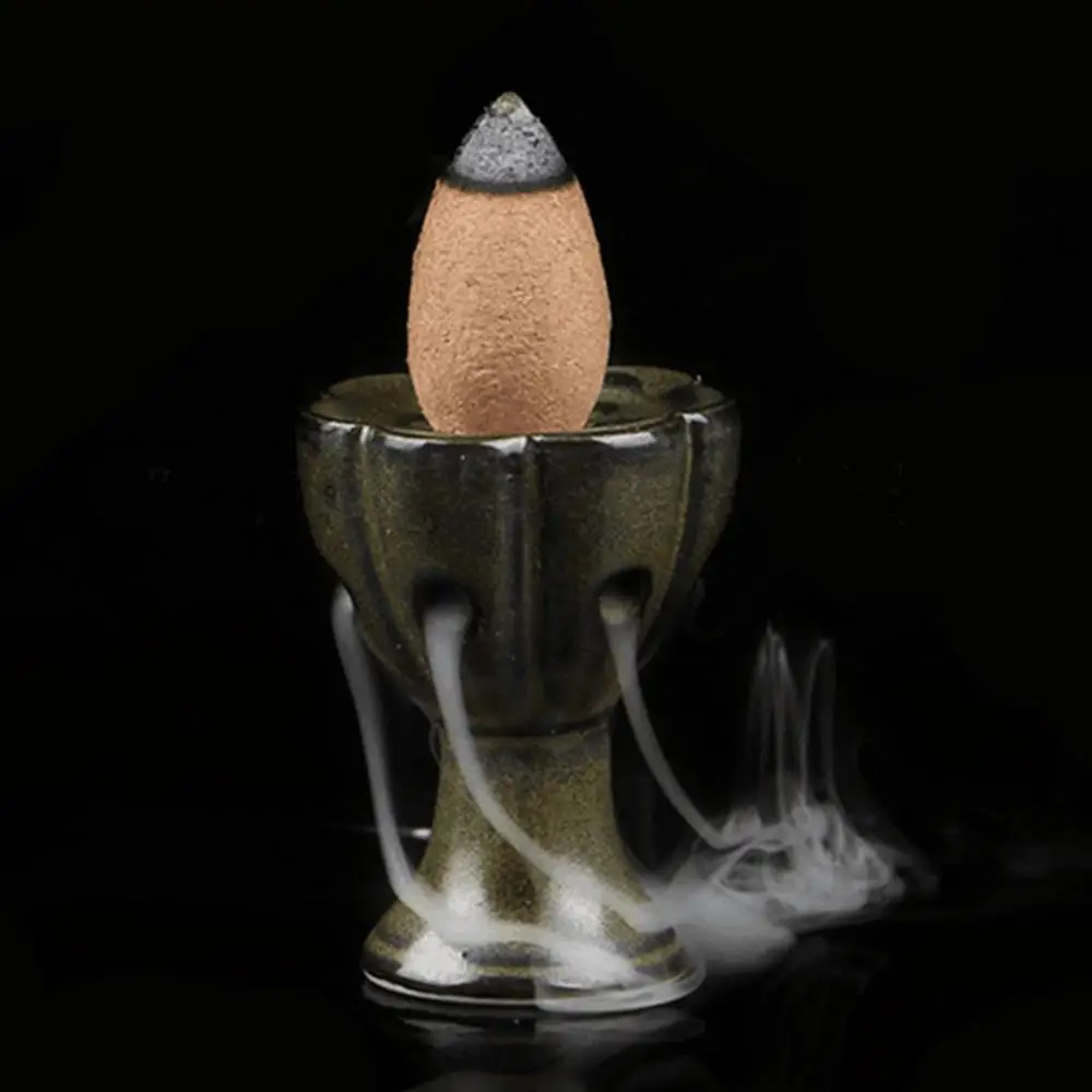 Enamel Pottery Home Fragrance Incense Burner Home Decor Ceramic Incense Burner Censer Lotus Backflow Holder Mini Decorative
Enamel Pottery Home Fragrance Incense Burner Home Decor Ceramic Incense Burner Censer Lotus Backflow Holder Mini Decorative