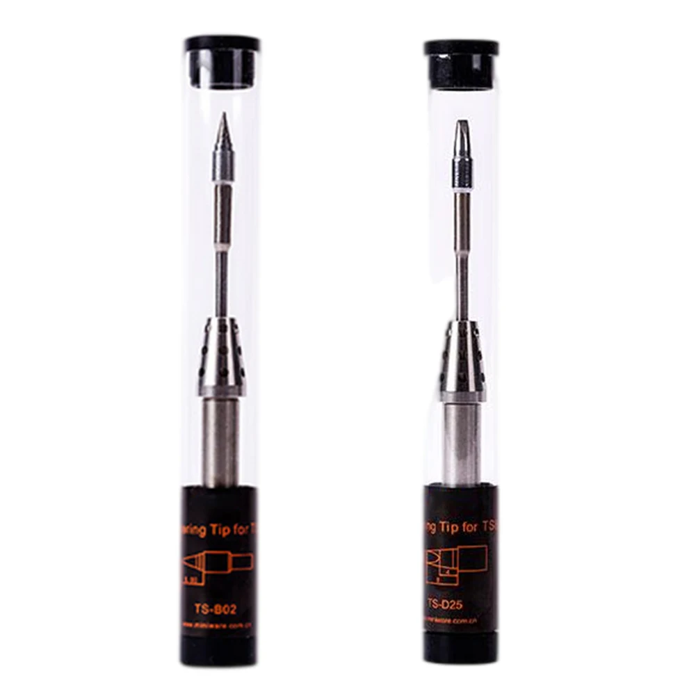 Soldering Iron Tip Solder Bit Replacement Iron Head Welding Tool D25/B02 For TS80/TS80P High Safety And Stable Performance
Soldering Iron Tip Solder Bit Replacement Iron Head Welding Tool D25/B02 For TS80/TS80P High Safety And Stable Performance