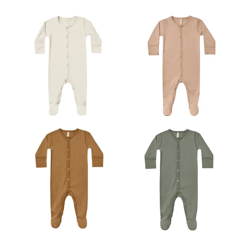 Children's Jumpsuit Spring and Autumn New Newborn Baby Solid Color Pure Cotton Cardigan Long-sleeved Jumpsuit Jumpsuit
Children's Jumpsuit Spring and Autumn New Newborn Baby Solid Color Pure Cotton Cardigan Long-sleeved Jumpsuit Jumpsuit