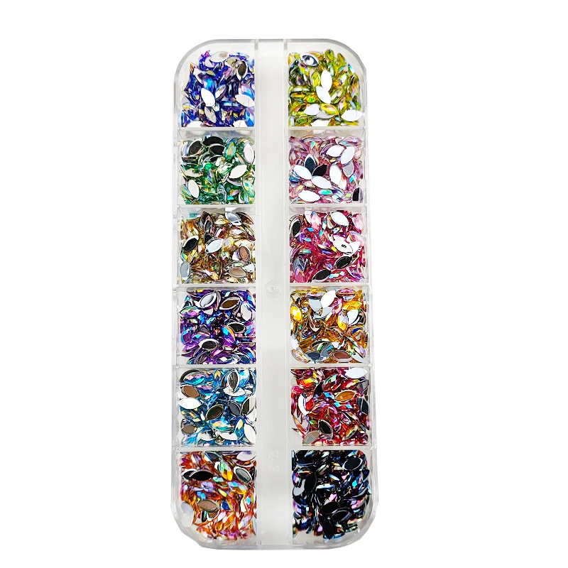 1200pcs/ Set Mix Color Resin Nail Rhinestones Non HotFix AB Flatback Rhinestones For Clothes 3D Nail Phone Art Decoration
1200pcs/ Set Mix Color Resin Nail Rhinestones Non HotFix AB Flatback Rhinestones For Clothes 3D Nail Phone Art Decoration