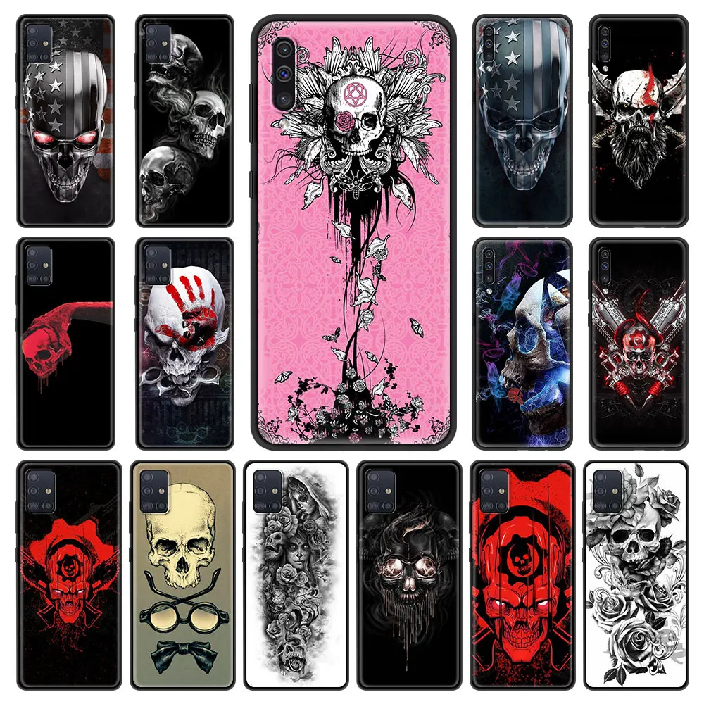 Glossy Skull Cover for Samsung Galaxy A51 A71 A21s A31 A12 A41 A11 A02s A42 A01 A21 A91 A32 A52 A72 5G Phone Case Capa
Glossy Skull Cover for Samsung Galaxy A51 A71 A21s A31 A12 A41 A11 A02s A42 A01 A21 A91 A32 A52 A72 5G Phone Case Capa