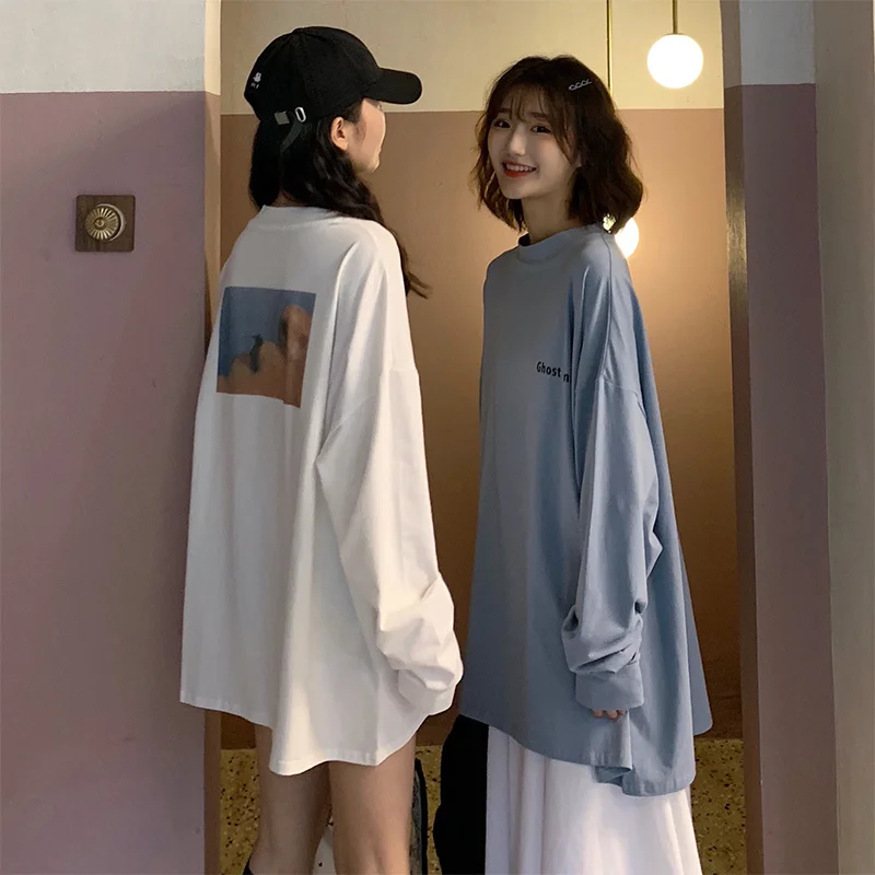 Early Autumn Long-sleeve T-shirt for Women 2021 New Korean Style Harajuku Bf Style Early Autumn
Early Autumn Long-sleeve T-shirt for Women 2021 New Korean Style Harajuku Bf Style Early Autumn