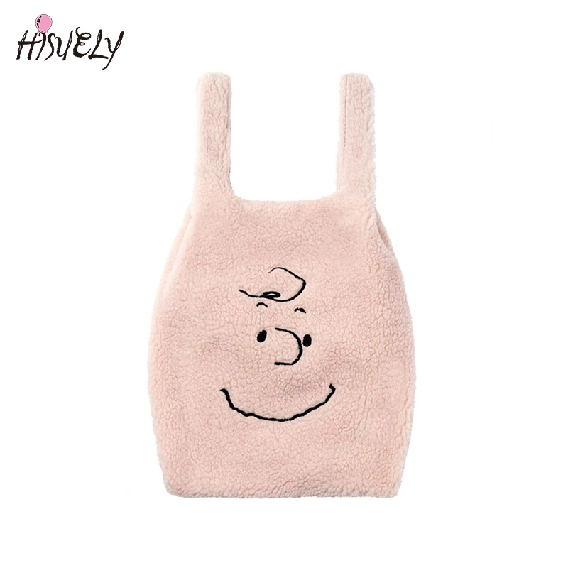 2022 Cartoon Lambswool Women Caual Tote Handbags Large Korea Fur Wool Shopping Bags Girls Cute Purse Handbags Winter Travel Bag
2022 Cartoon Lambswool Women Caual Tote Handbags Large Korea Fur Wool Shopping Bags Girls Cute Purse Handbags Winter Travel Bag
