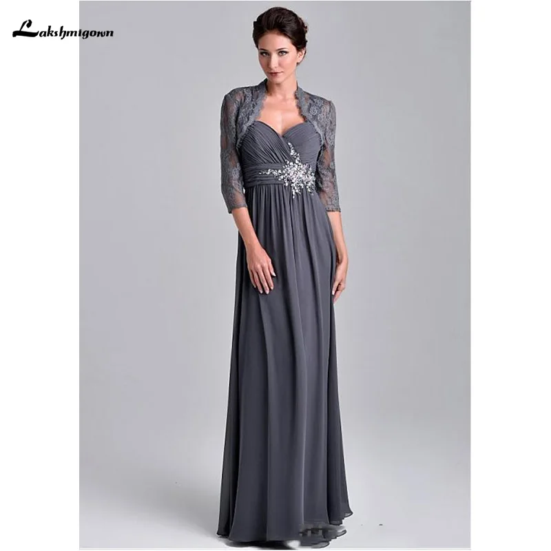 Elegant Chiffon Plus Size Mother of the Bride Dress With Jacket 2020 A line Floor Length Mother Suits Waist Decoration
Elegant Chiffon Plus Size Mother of the Bride Dress With Jacket 2020 A line Floor Length Mother Suits Waist Decoration