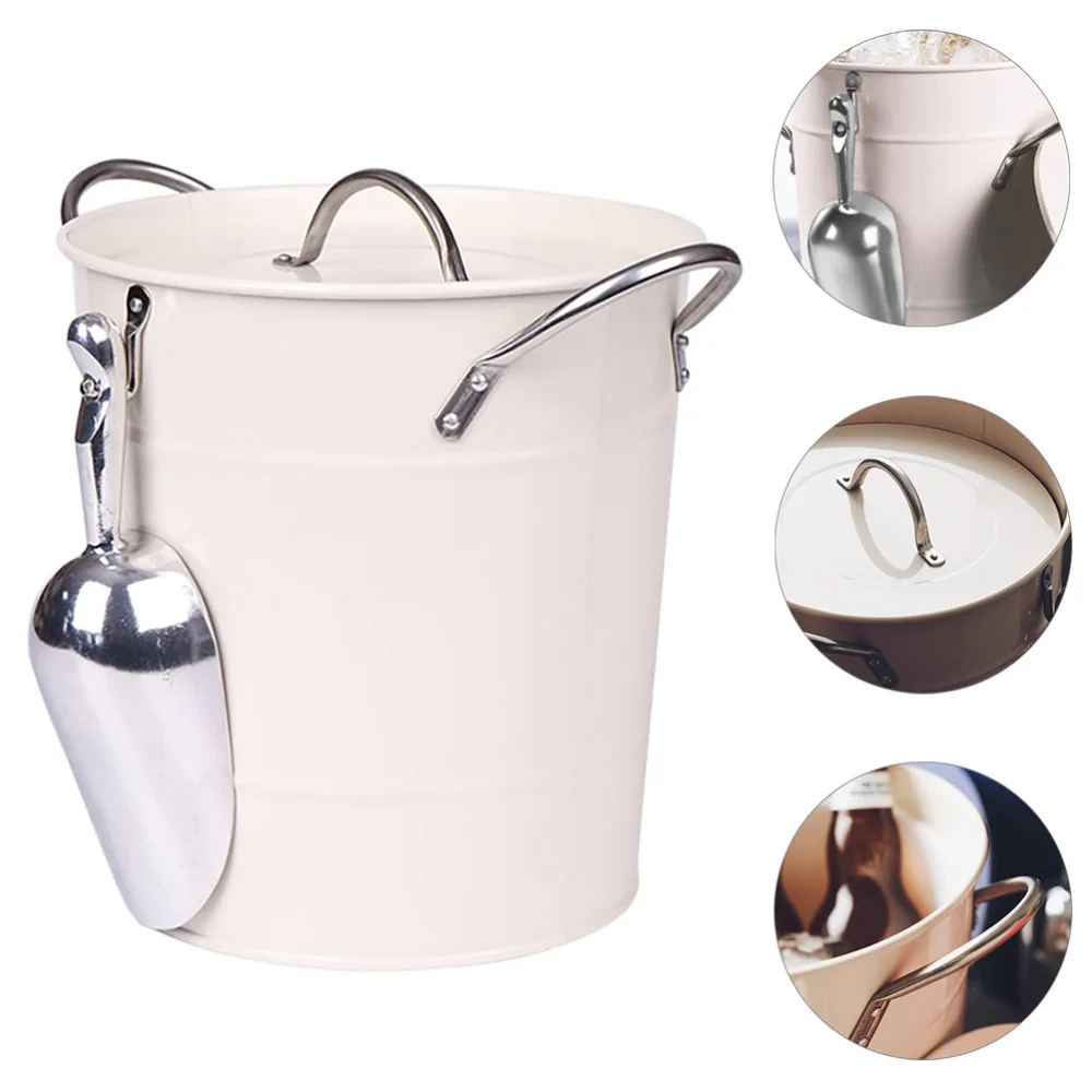 4.5L Ice Bucket Party Bar Celebration Beverage Bottle Beer Bucket Ice Shovel
4.5L Ice Bucket Party Bar Celebration Beverage Bottle Beer Bucket Ice Shovel