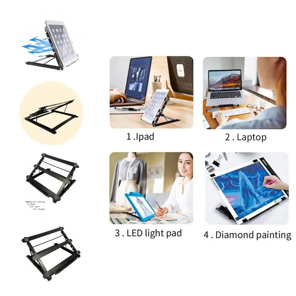 Desktop Holder High-quality Iron Compact Sturdy Desktop Notebook Bracket for Business Desktop Bracket Tablet Stand
Desktop Holder High-quality Iron Compact Sturdy Desktop Notebook Bracket for Business Desktop Bracket Tablet Stand