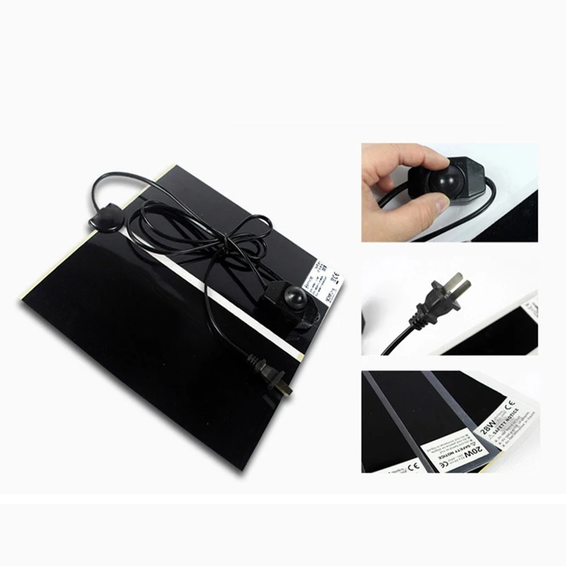 Brand new High Quality Pets Heat Mat 42x28cm 20W Reptile Brooder Incubator Seedling Pet Heating Pad With Temperature Switch
Brand new High Quality Pets Heat Mat 42x28cm 20W Reptile Brooder Incubator Seedling Pet Heating Pad With Temperature Switch
