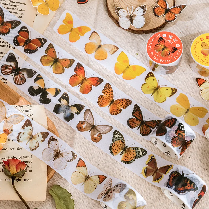 Vintage Butterfly Washi Tapes 30mm Wide Colorful Decorative Masking Paper Tape For Scrapbook Diy Crafts Planners Gift Wrapping
Vintage Butterfly Washi Tapes 30mm Wide Colorful Decorative Masking Paper Tape For Scrapbook Diy Crafts Planners Gift Wrapping