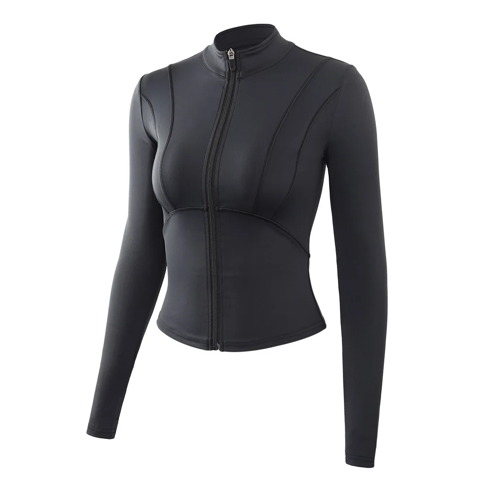 Sport Swear Women's Fitness Clothes Long Sleeve Quick Drying Tight Yoga Top Zipper Cardigan Running Training Workout Clothes
Sport Swear Women's Fitness Clothes Long Sleeve Quick Drying Tight Yoga Top Zipper Cardigan Running Training Workout Clothes