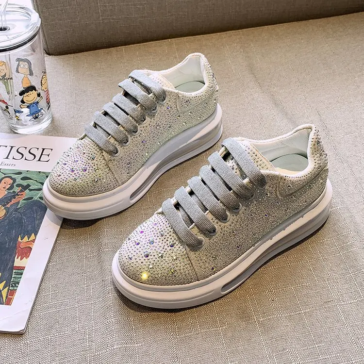 Rhinestone Air Cushion Ladies Casual Shoes Spring Ladies Black Rivet Ladies Sneakers Women Casual Shoes Air Cushion Dad Shoes
Rhinestone Air Cushion Ladies Casual Shoes Spring Ladies Black Rivet Ladies Sneakers Women Casual Shoes Air Cushion Dad Shoes