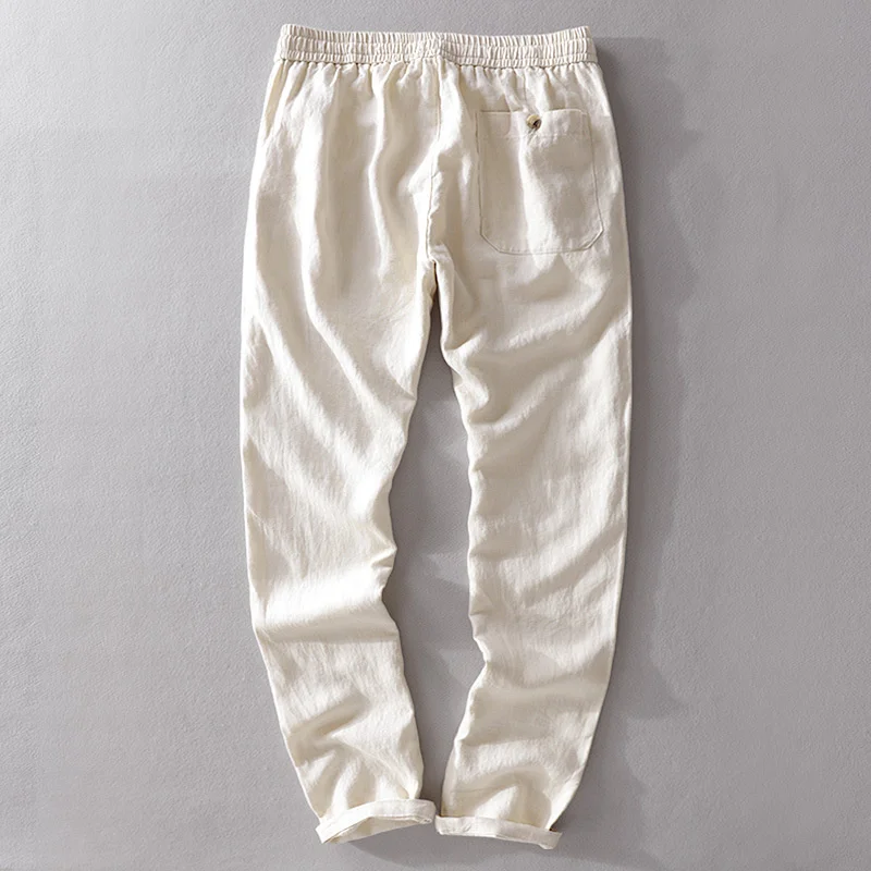 Men Spring And Autumn Fashion Brand Japan Style Vintage Linen Solid Color Straight Pants Male Casual White Pants Trousers
Men Spring And Autumn Fashion Brand Japan Style Vintage Linen Solid Color Straight Pants Male Casual White Pants Trousers
