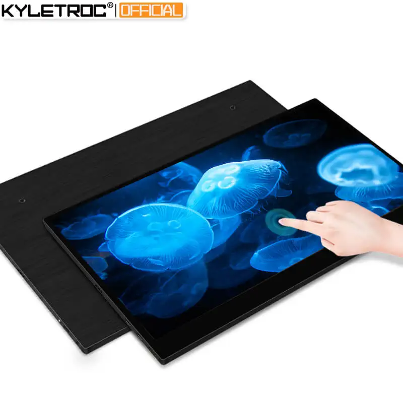 Портативный сенсорный экран KYLETROC 14 дюймов ультратонкий IPS ЖК дисплей с HDMI Type C для