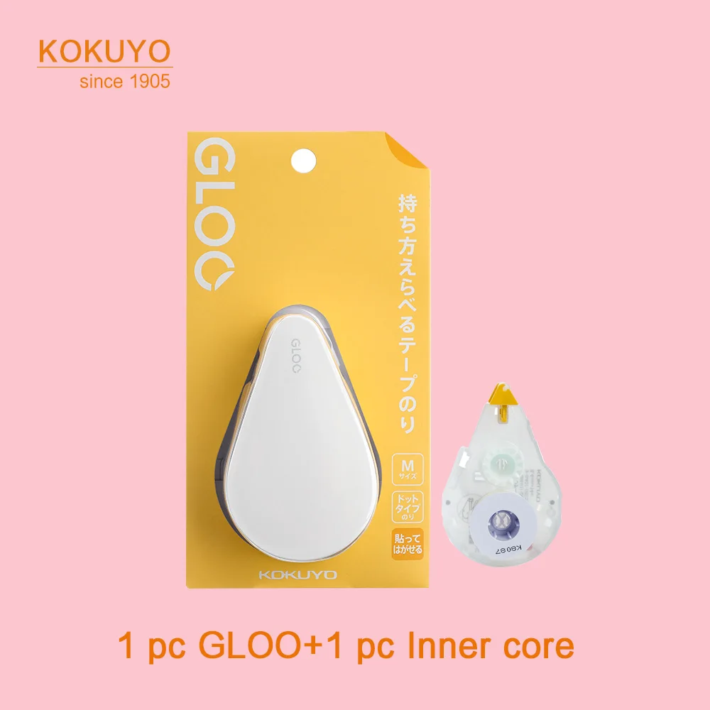 1 pc KOKUYO GLOO Replaceable Inner Cores Large Capacity Adhesive Glue Portable Double-sided Mini Tape TA-GM410/TA-G410
1 pc KOKUYO GLOO Replaceable Inner Cores Large Capacity Adhesive Glue Portable Double-sided Mini Tape TA-GM410/TA-G410