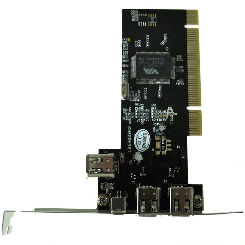 PCI FireWire IEEE 1394 3 + 1 карта порта 4/6 контактный кабель | Электроника